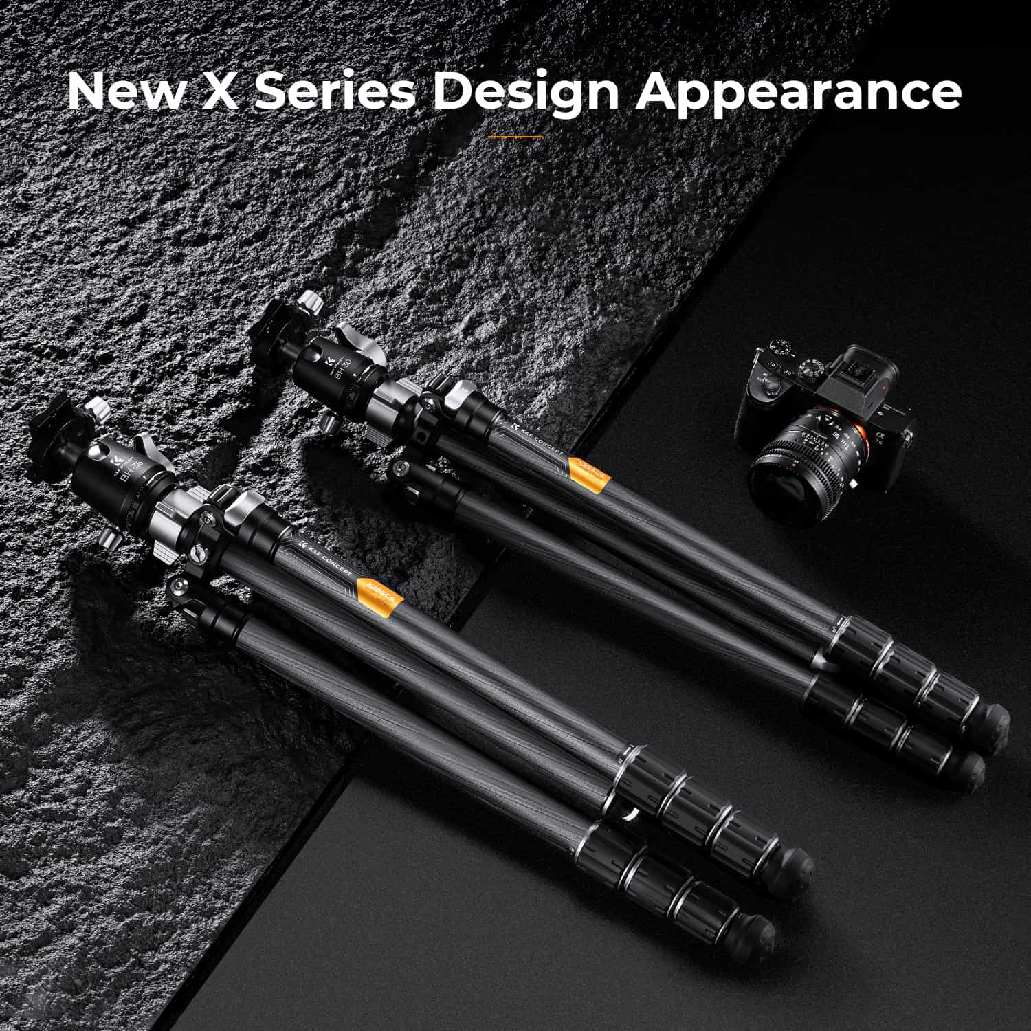 K&F Concept (KF09.117) X Series Carbon Fiber Tripod 3