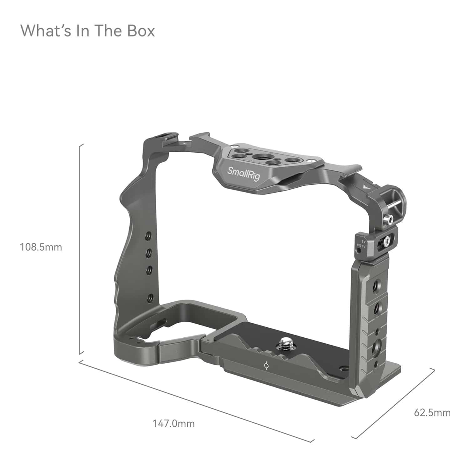 Smallrig (4481) HawkLock Quick Release Cage for Sony Alpha 7R V / Alpha 7 IV / Alpha 7S III / Alpha 1 / Alpha 7R IV view 2