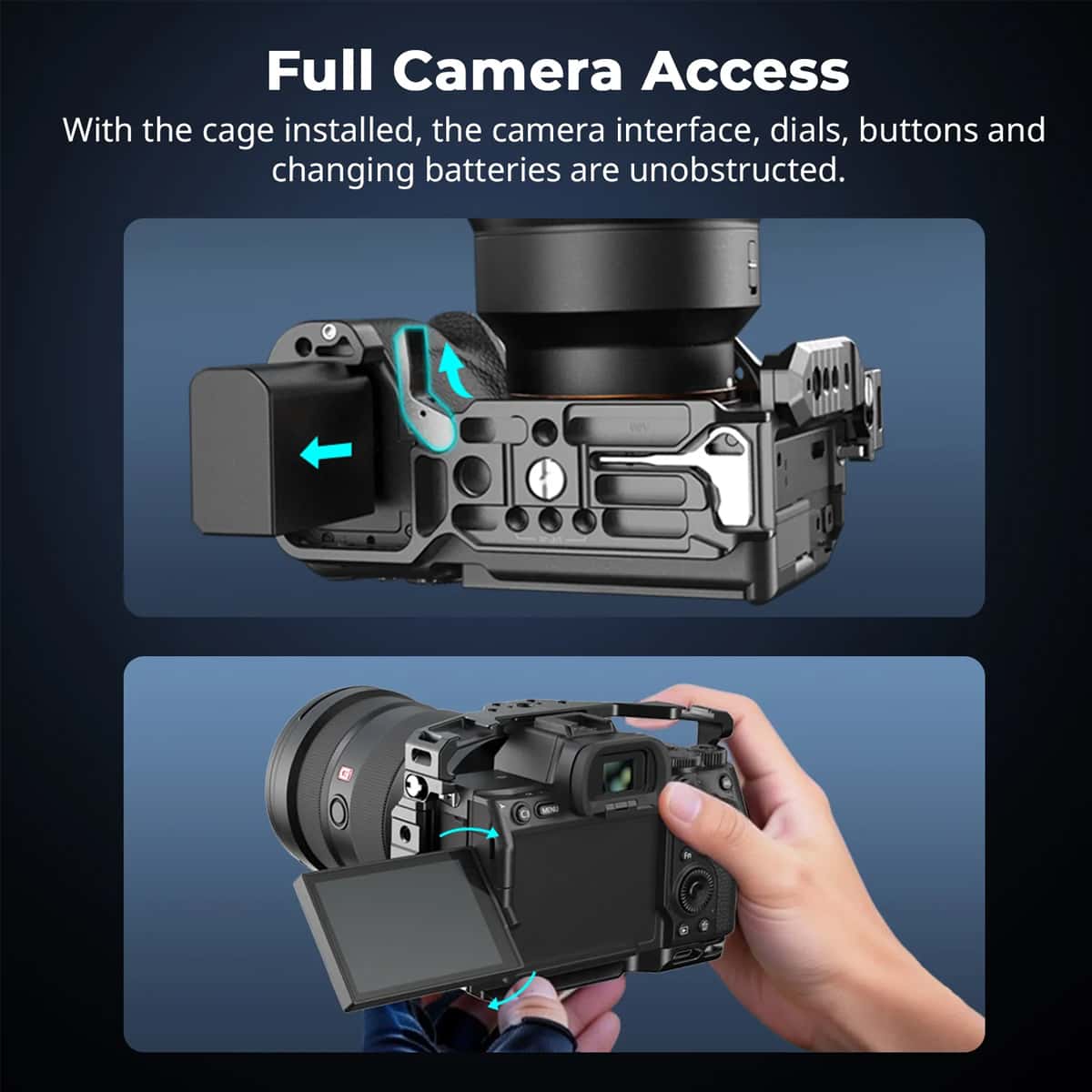 Smallrig (3667C) Cage for Sony Alpha 7V / 7RV / 7IV / 7SIII / 1 / 7RIV view 2