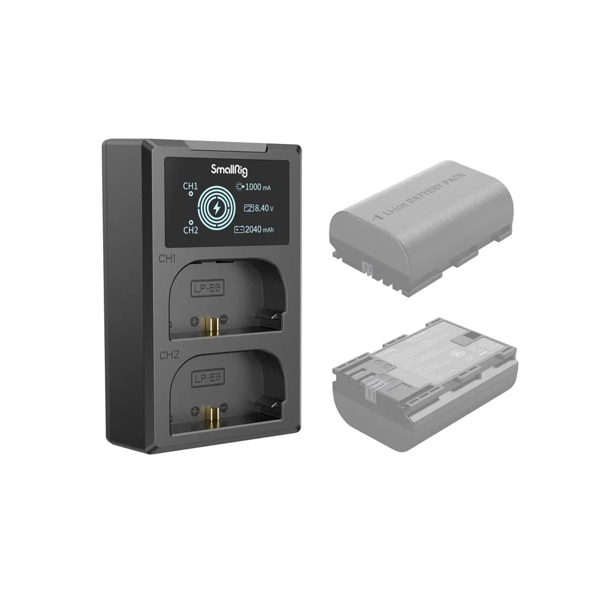 Smallrig (4084) Canon LP-E6NH Dual Battery Charger view 2