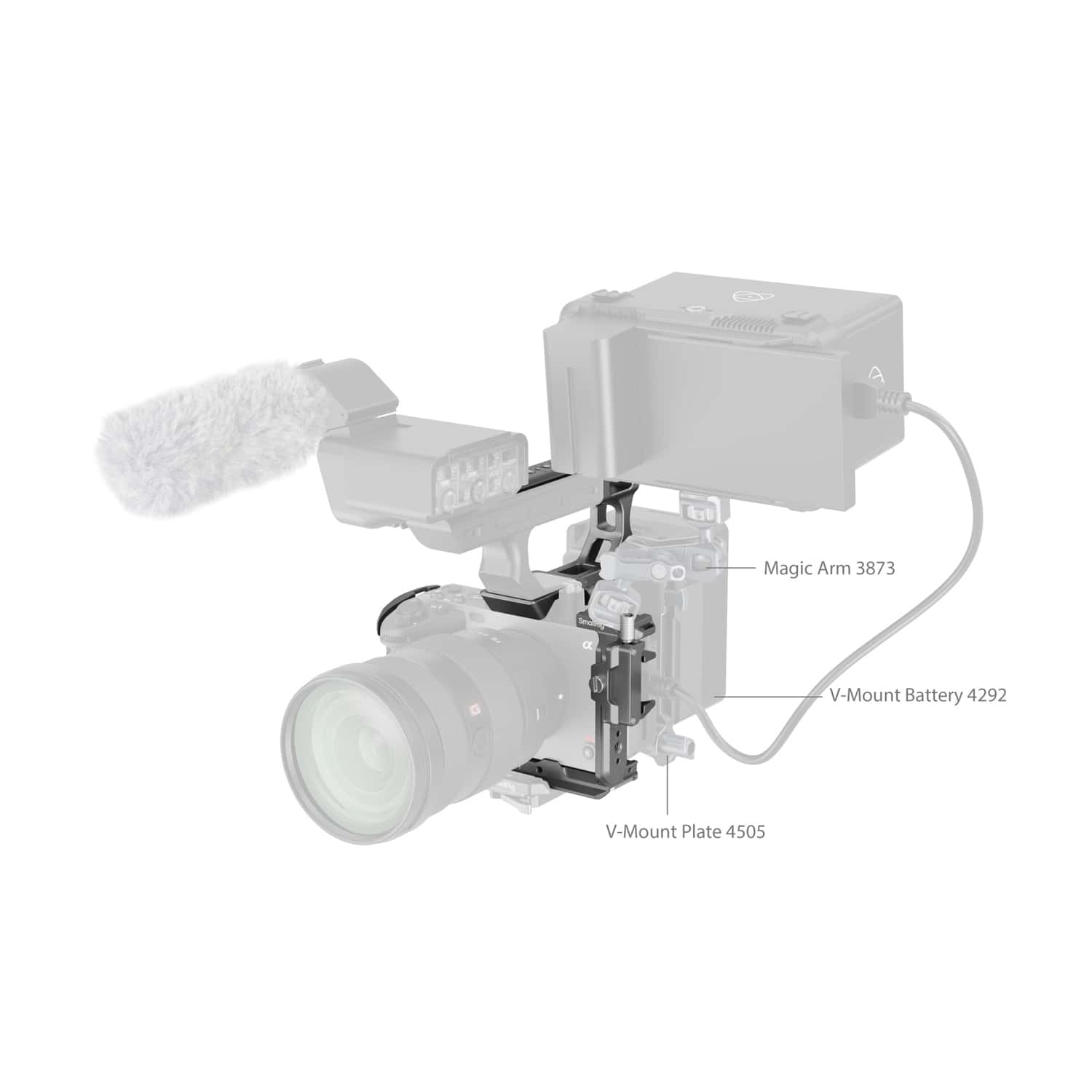 Smallrig (4771) HawkLock Quick Release Advanced Cage Kit for Sony FX3 / FX30 view 3