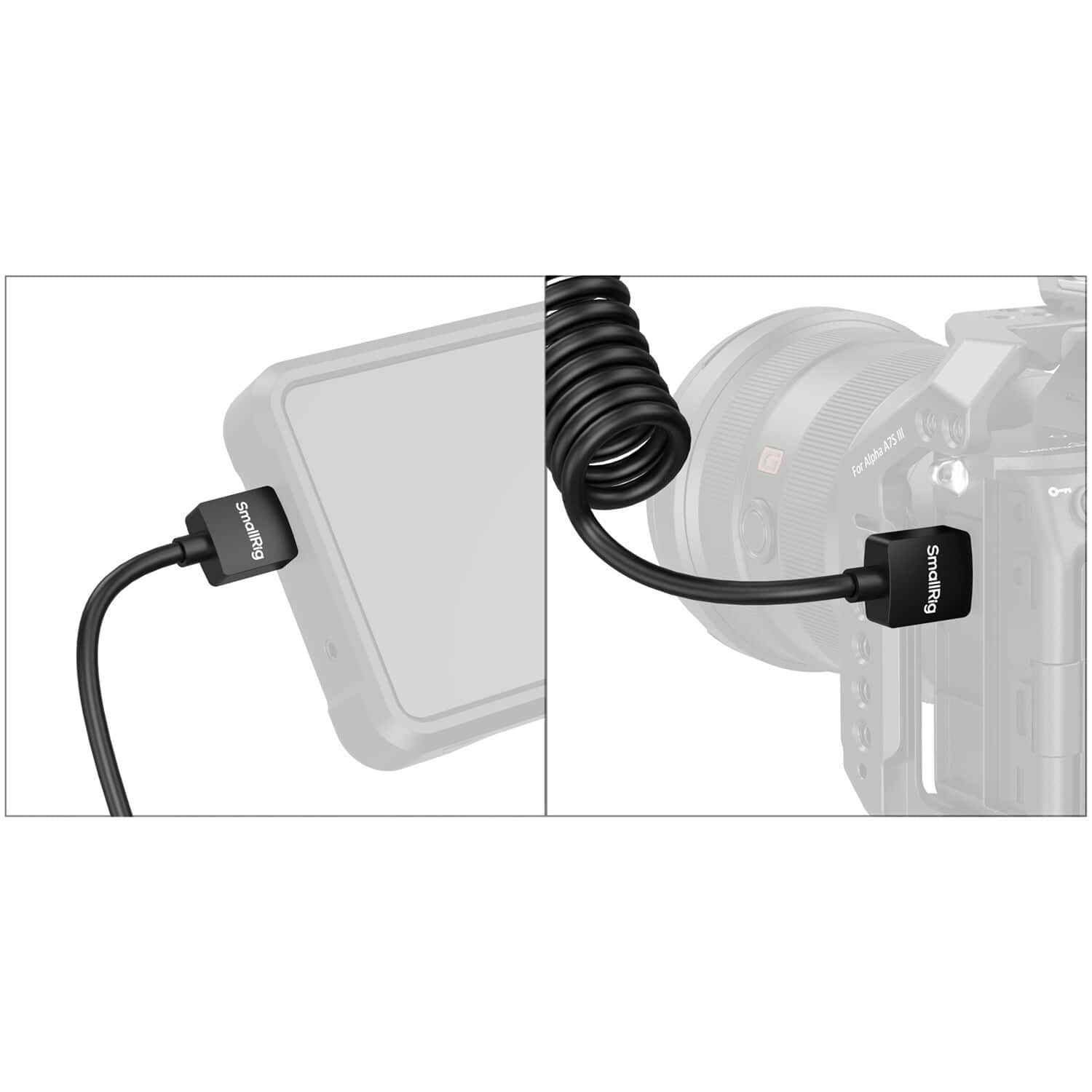 Smallrig (4963) Coiled HDMI Data Cable (A to A) view 3
