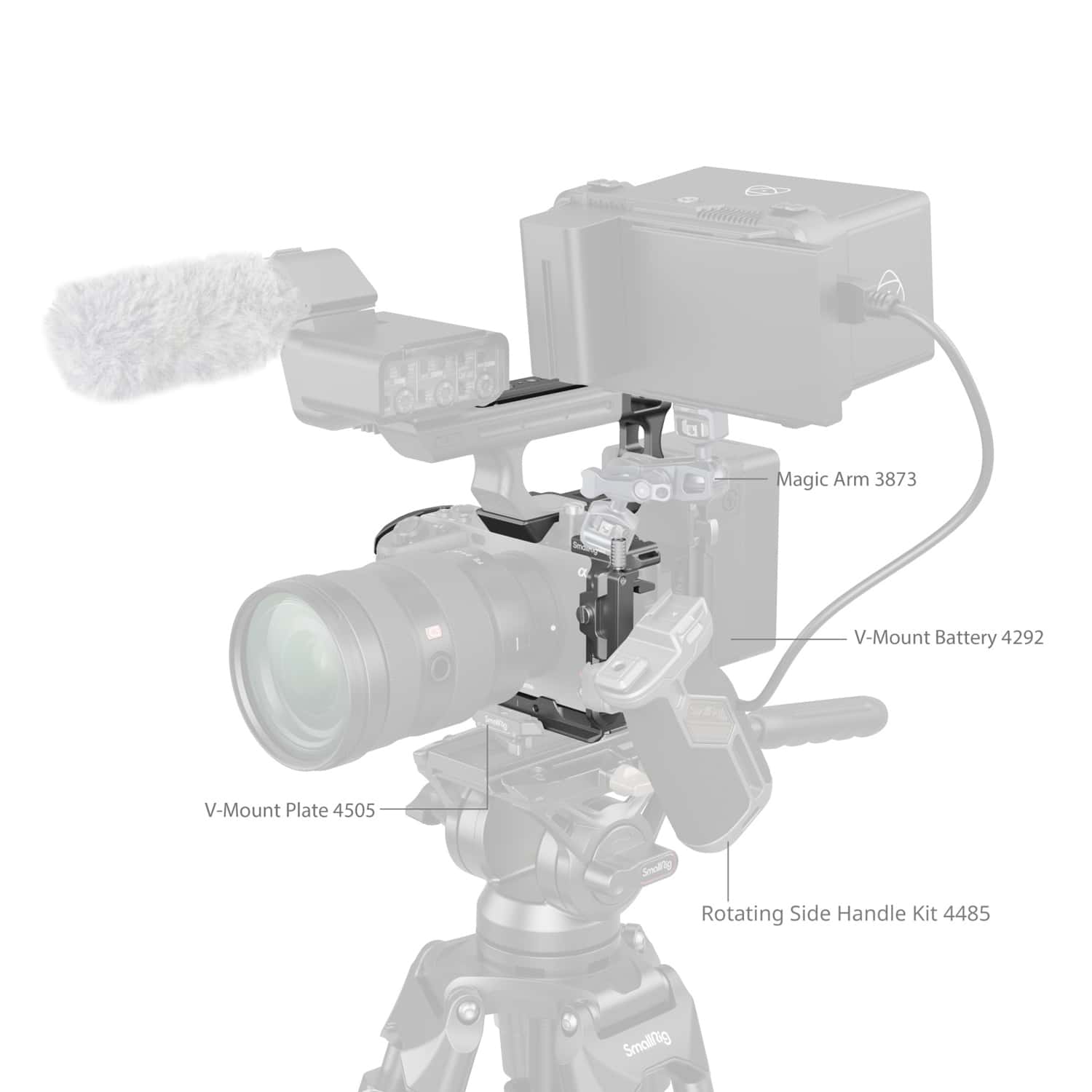 Smallrig (4771) HawkLock Quick Release Advanced Cage Kit for Sony FX3 / FX30 view 4