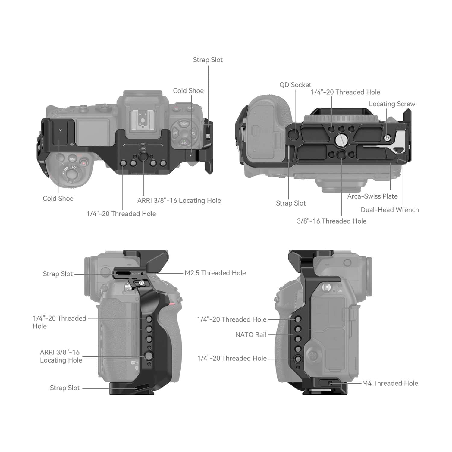 Smallrig (3940) Cage for Nikon Z 8 view 4