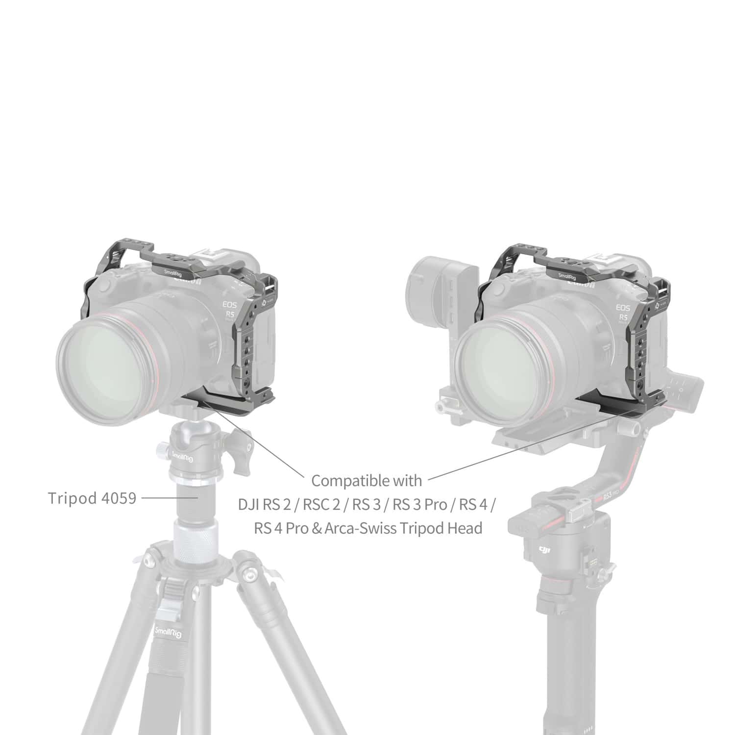 Smallrig (4977) HawkLock Quick Release Cage for Canon EOS R5 Mark II view 4