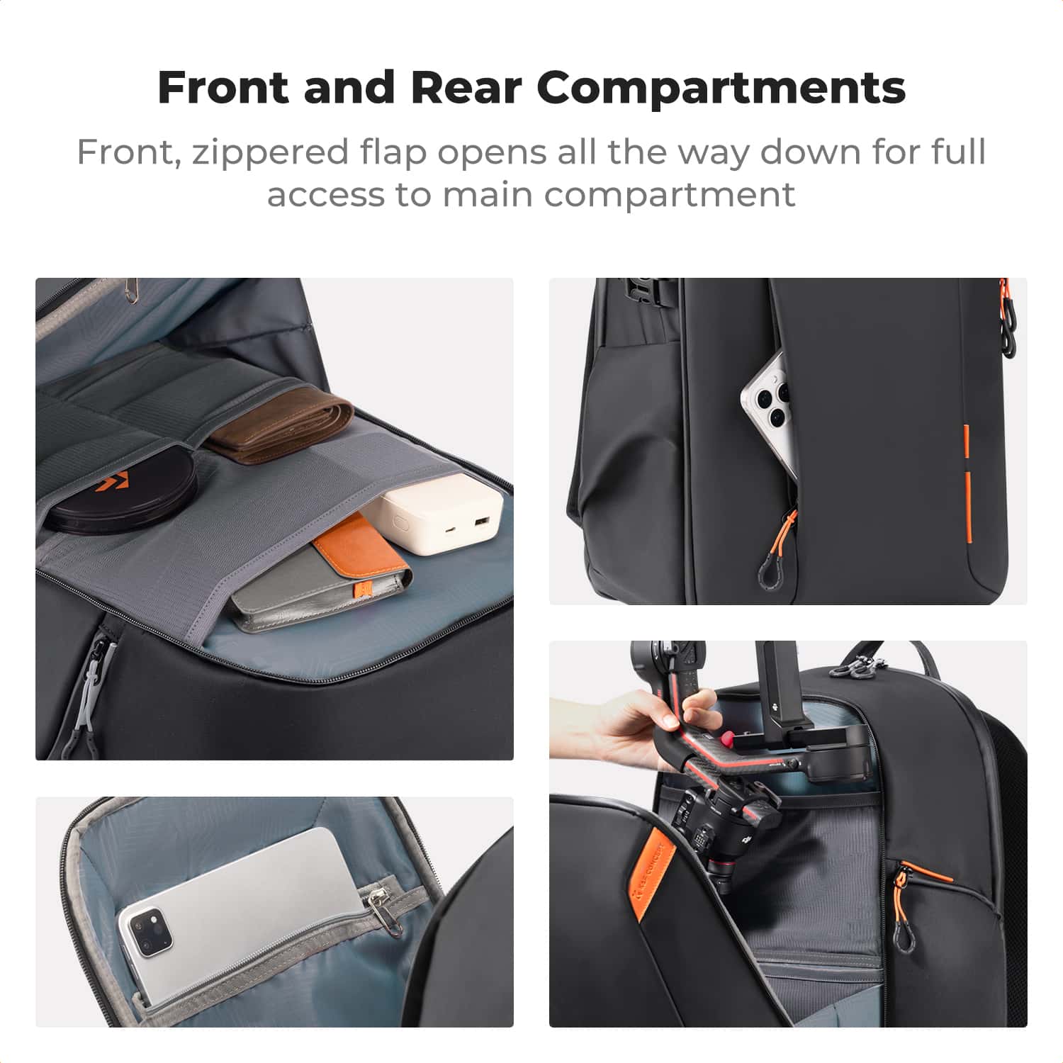 K&F Concept (KF13.210) Nature Wander 25L Camera Backpack view 4