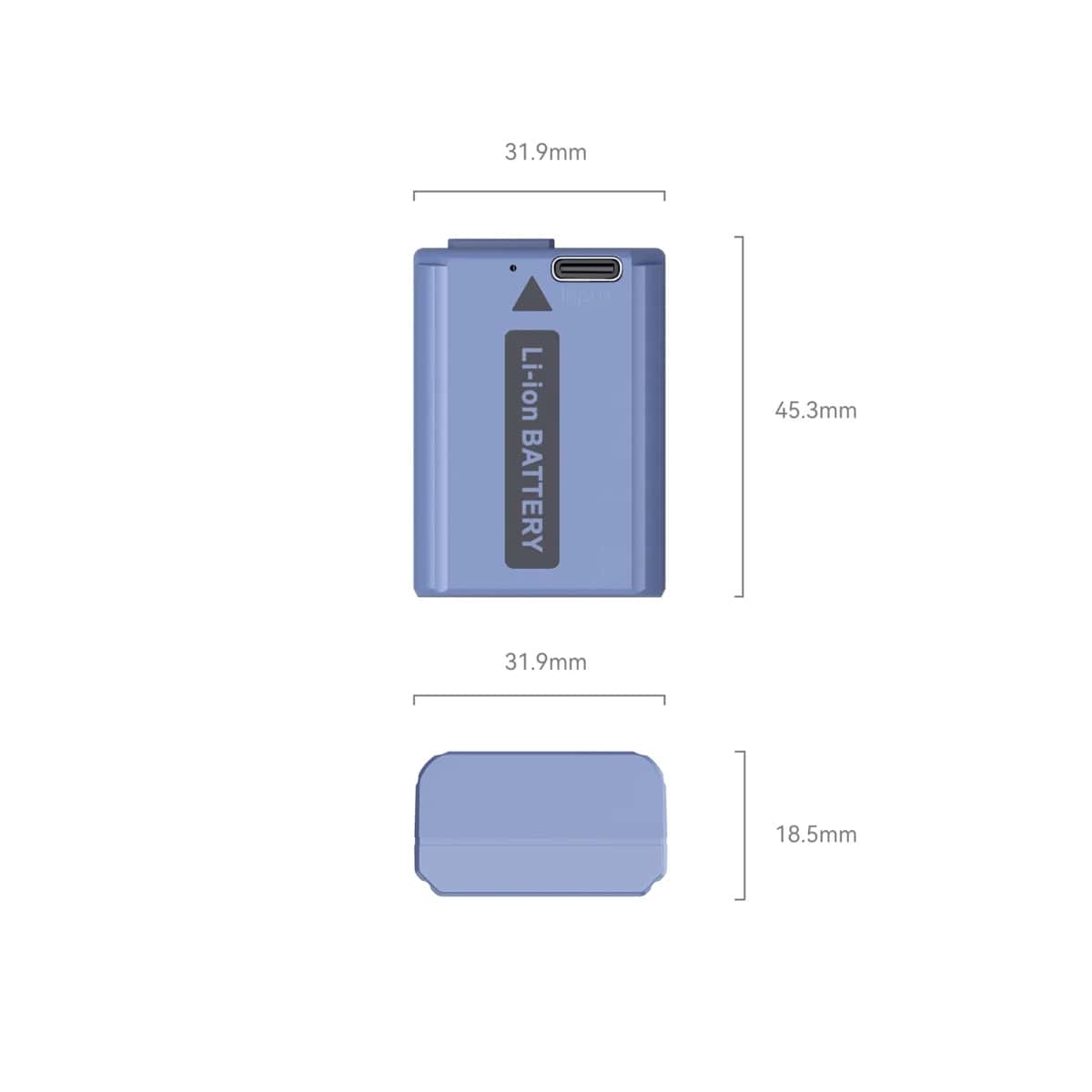 Smallrig (4330) Sony NP-FW50 USB-C Rechargeable Camera Battery view 4