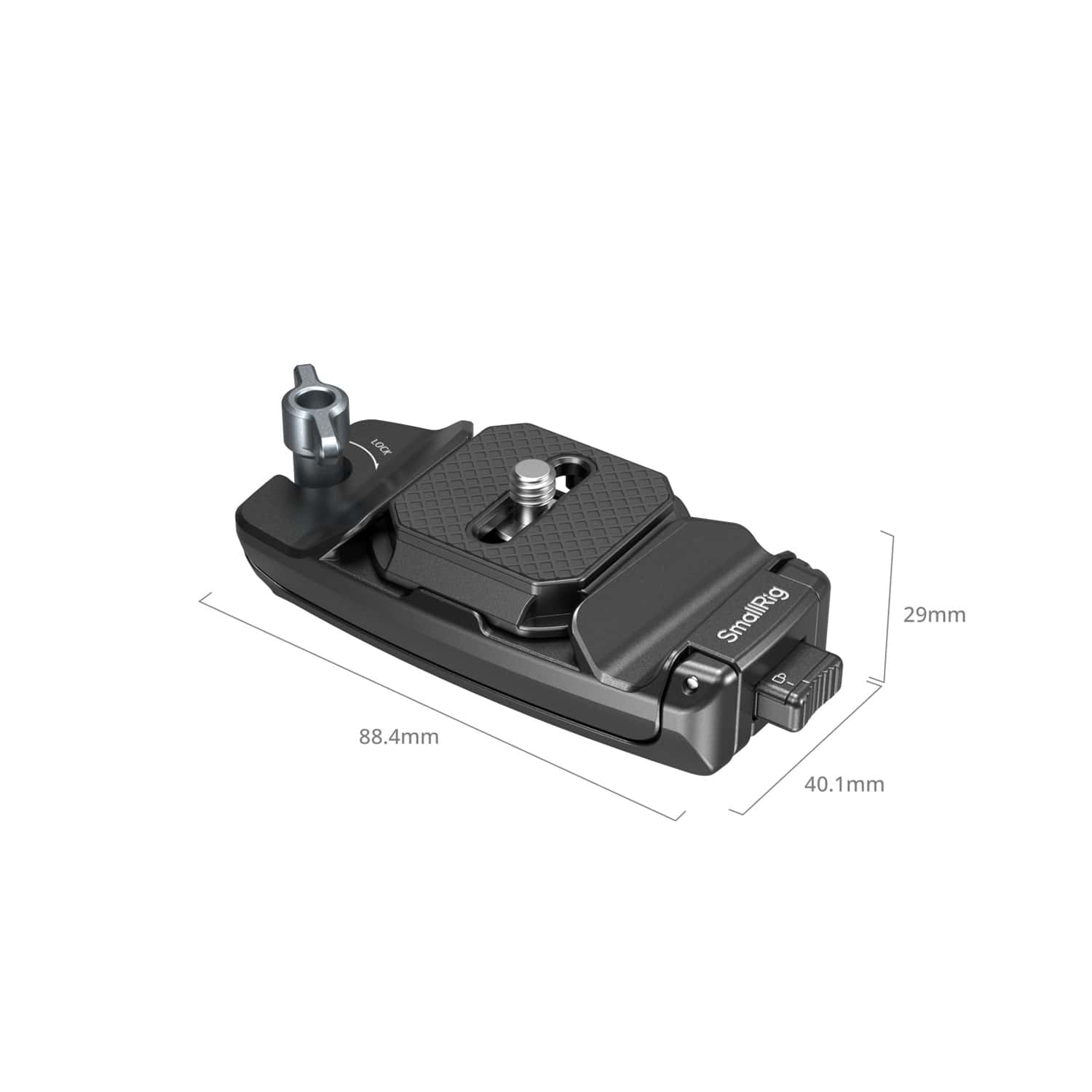 Smallrig (5053) Camera Clip with Quick Release Mount Plate Kit view 5