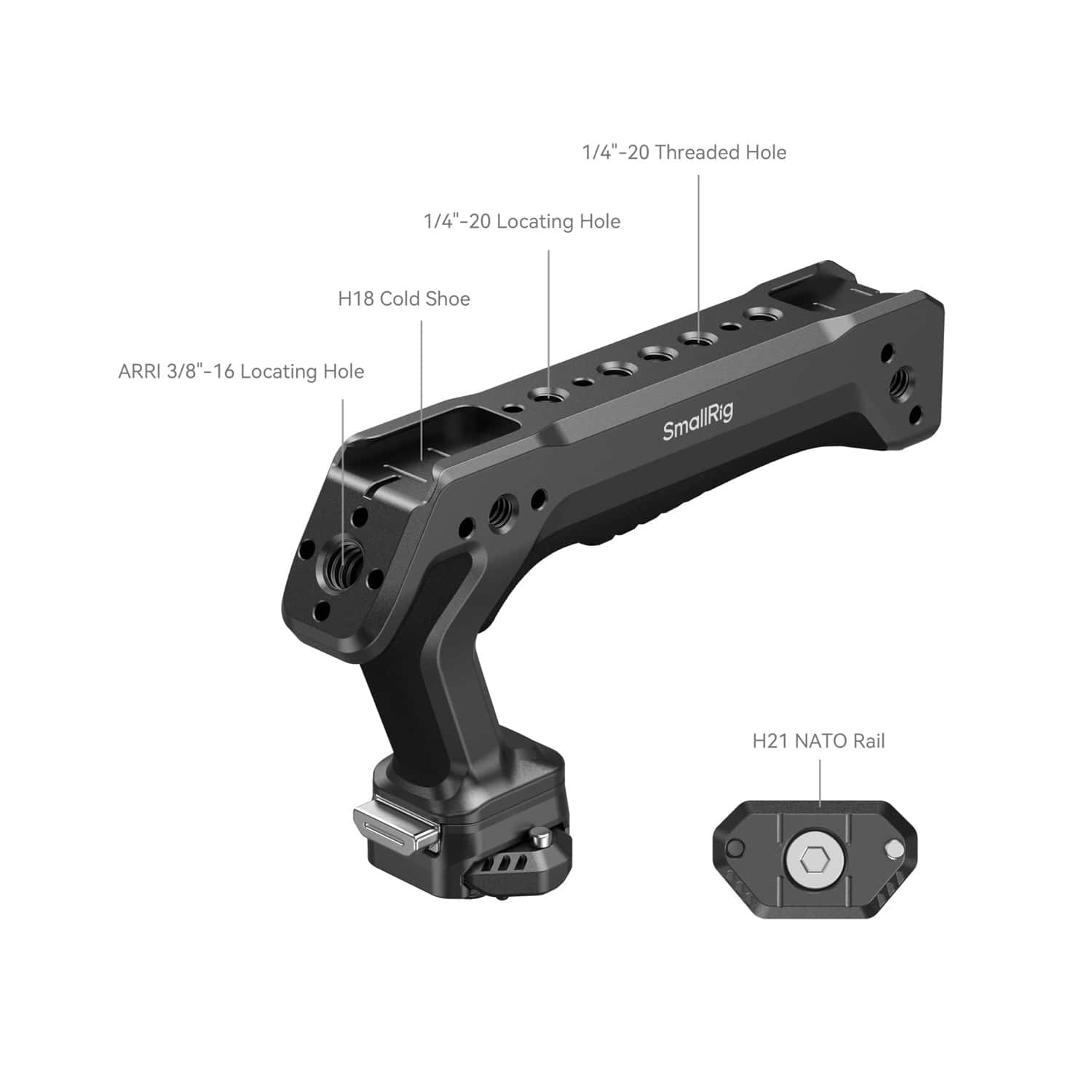 Smallrig (5632) HawkLock H21 Quick Release Top Handle view 5