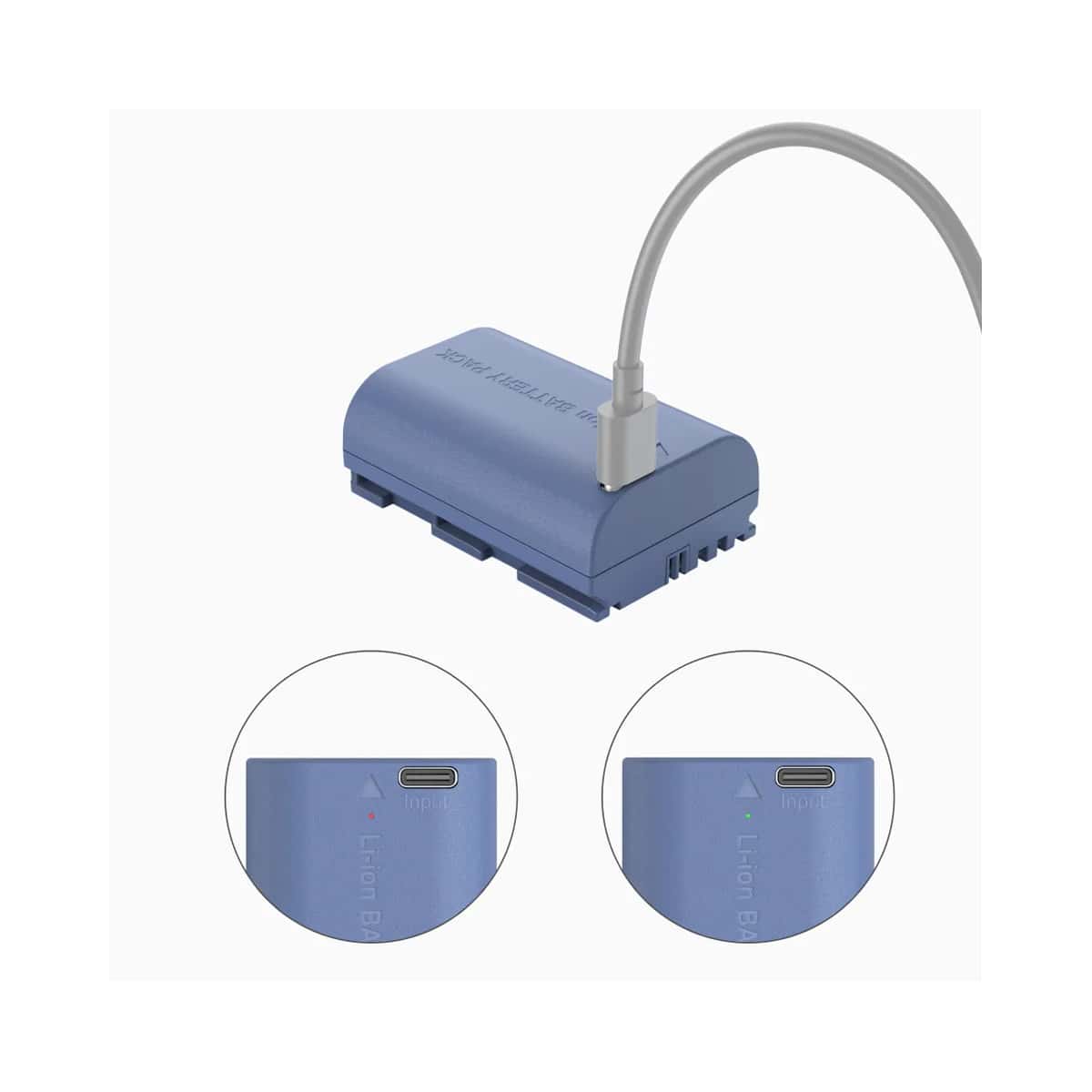 Smallrig (4264) Canon LP-E6NH USBC Rechargeable Camera Battery view 4
