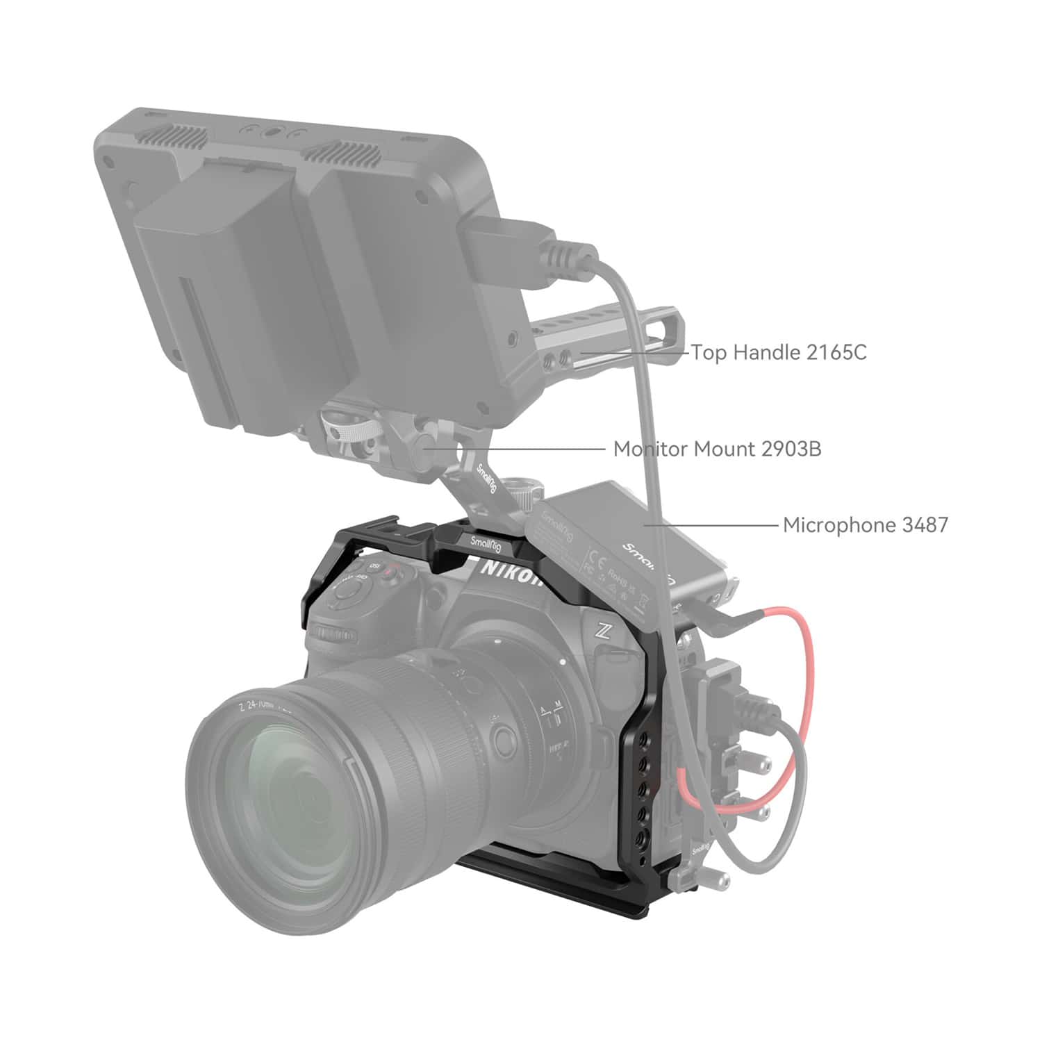 Smallrig (3940) Cage for Nikon Z 8 view 6