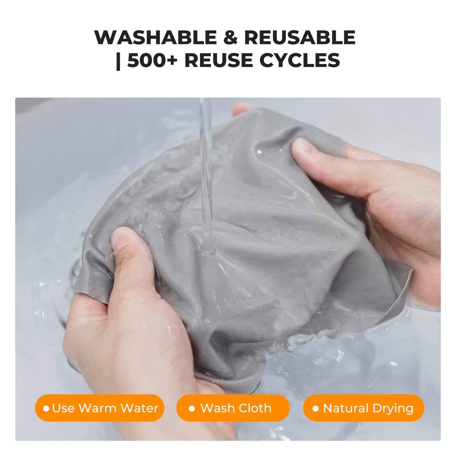 K&F Concept (KF08.056) Premium Microfiber Cleaning Cloths - Washable, 30 Pack, 6 x 7 inches (15 x 18 cm) view 6