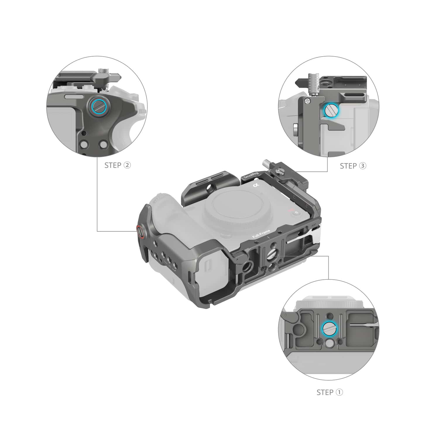 Smallrig (4770) HawkLock Quick Release Cage Kit for Sony FX3 / FX30 view 4