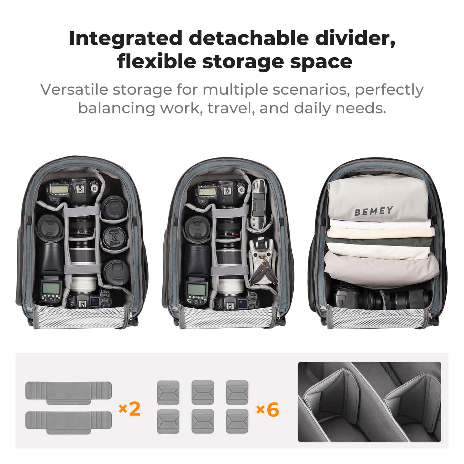 K&F Concept (KF13.210) Nature Wander 25L Camera Backpack view 7