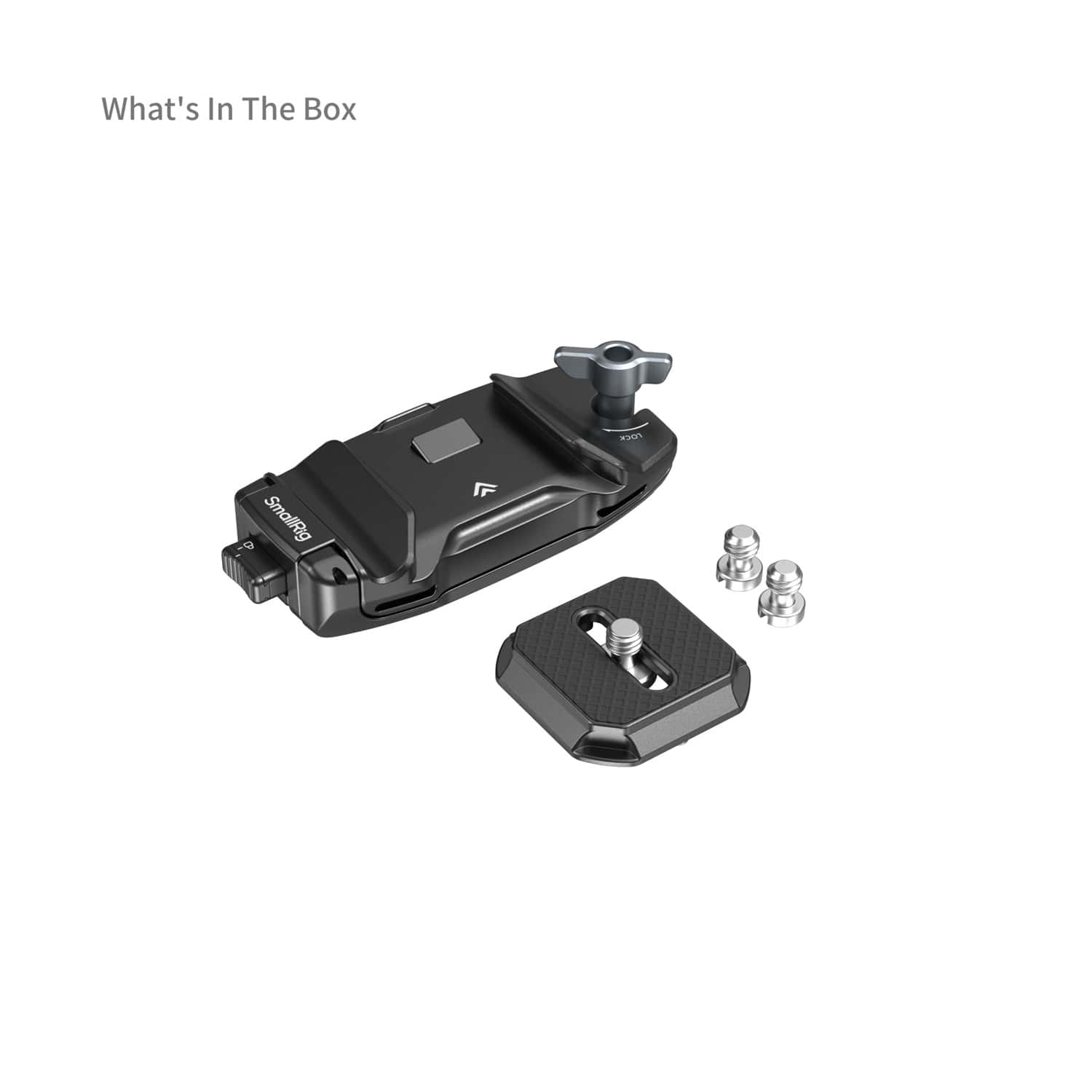 Smallrig (5053) Camera Clip with Quick Release Mount Plate Kit view 9