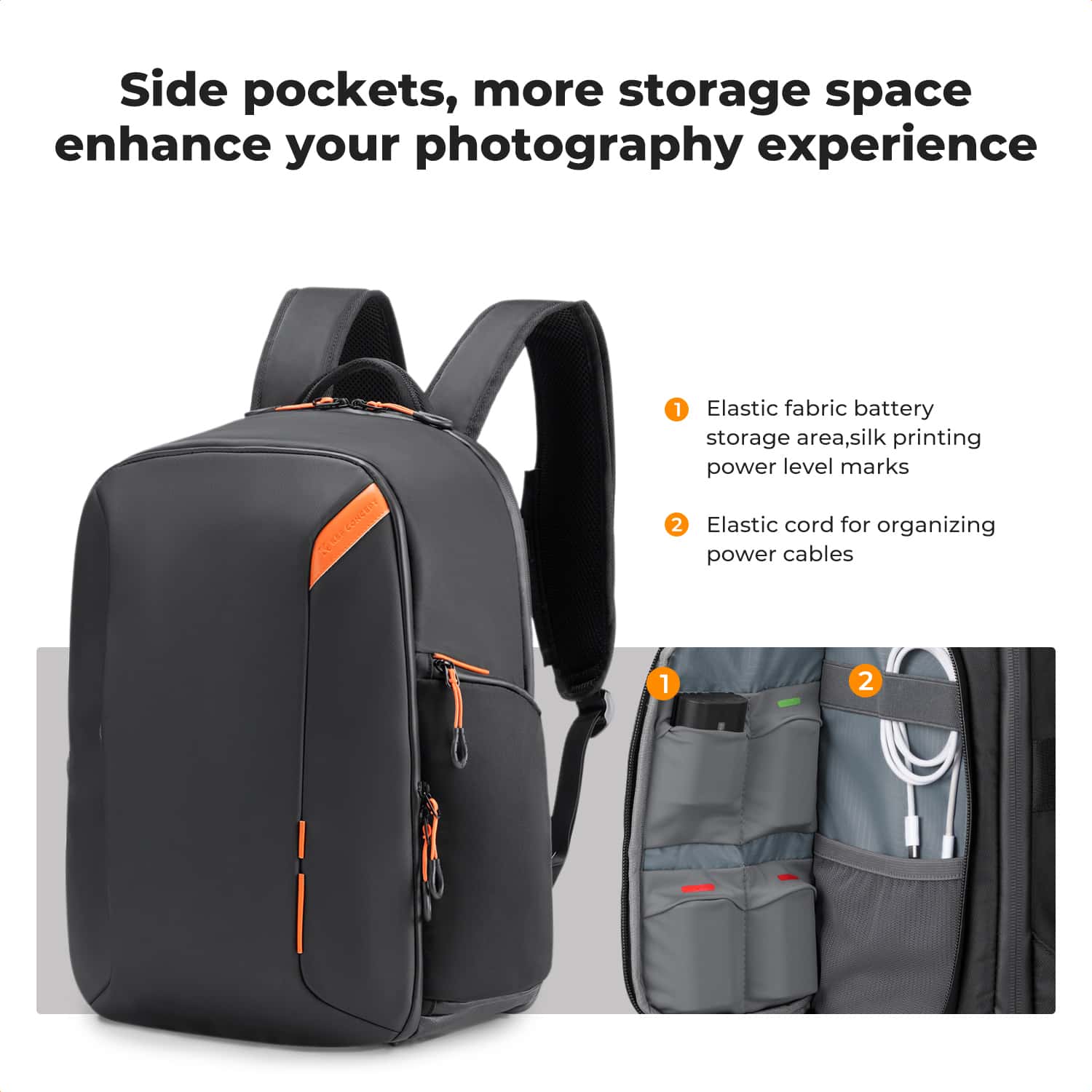 K&F Concept (KF13.210) Nature Wander 25L Camera Backpack view 9