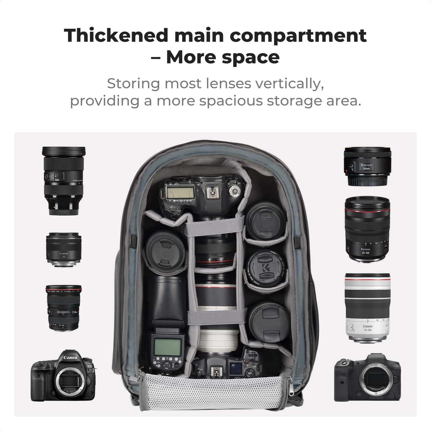 K&F Concept (KF13.210) Nature Wander 25L Camera Backpack view 11