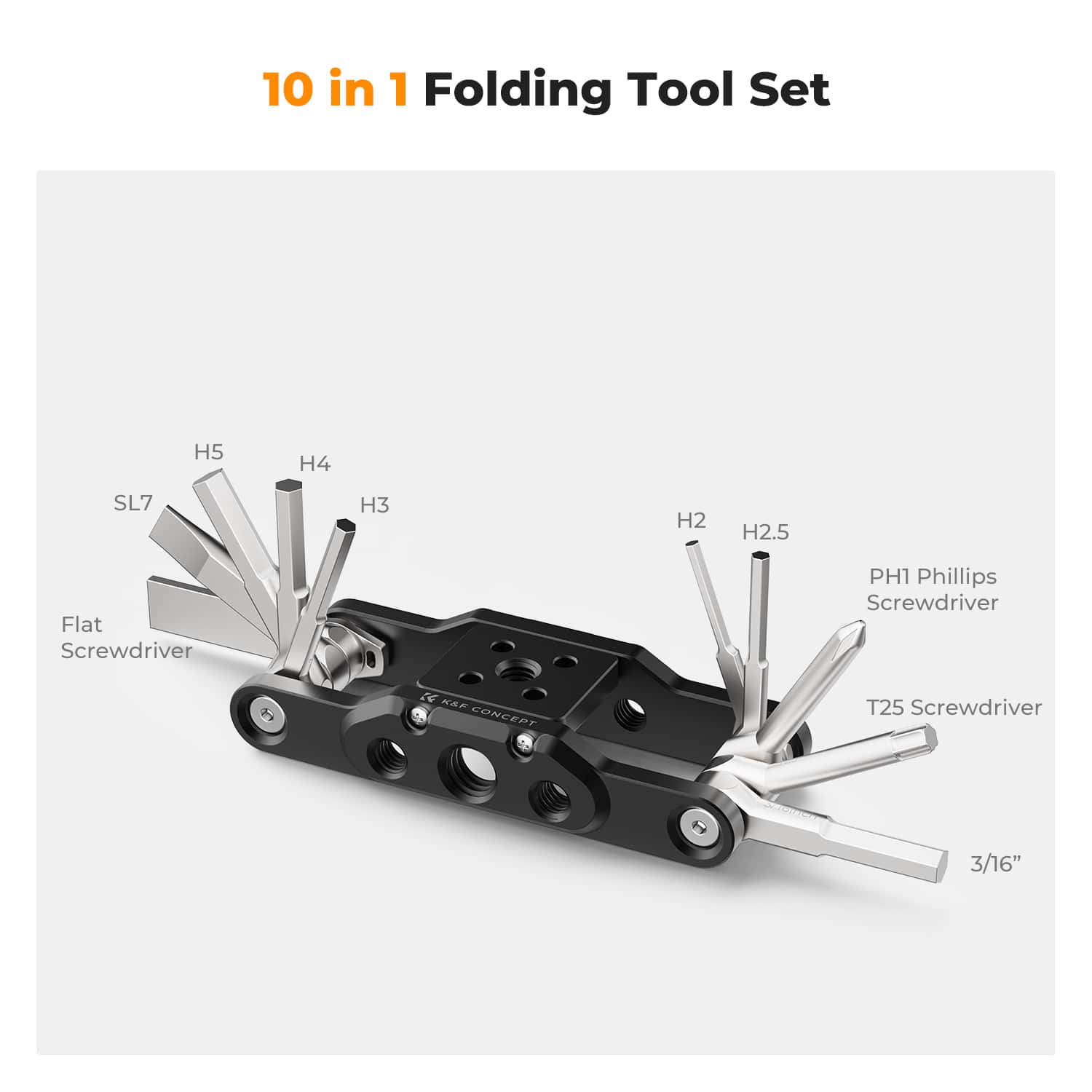 K&F Concept (KF31.099) Multifunctional Camera Tool Kit view 3