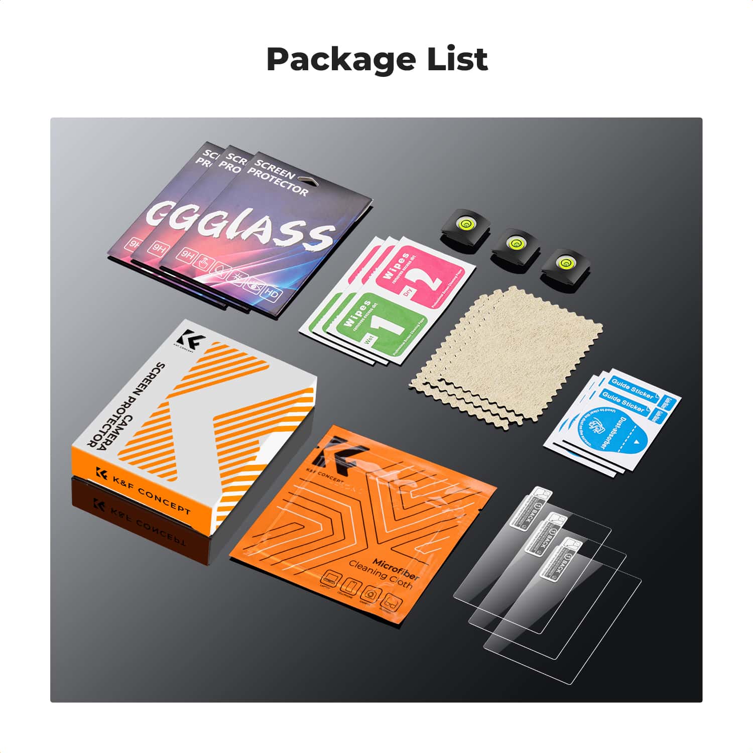 K&F Concept (SKU.2194) 3 Piece Pack Screen Protector for Sony A9, A7III, A7R II, 7II, 7S II, A9II, A7R III, A1, RX1R, RX1, RX10IV, A7C , A7S III, A7R IV, RX10 III, RX10 II, RX10, RX100 V, RX100 VA, RX100 IV, RX100II, RX100 view 4