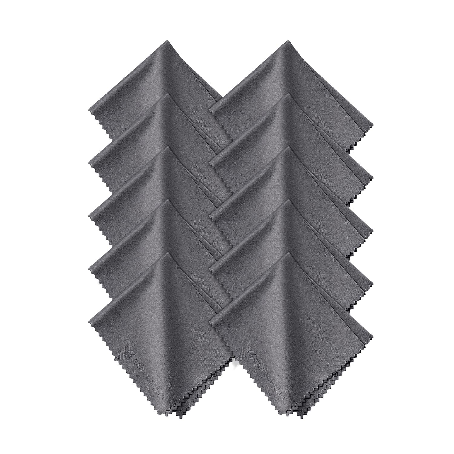 K&F Concept 10 Packs of Needle One Gray Cleaning Cloth 150*180mm