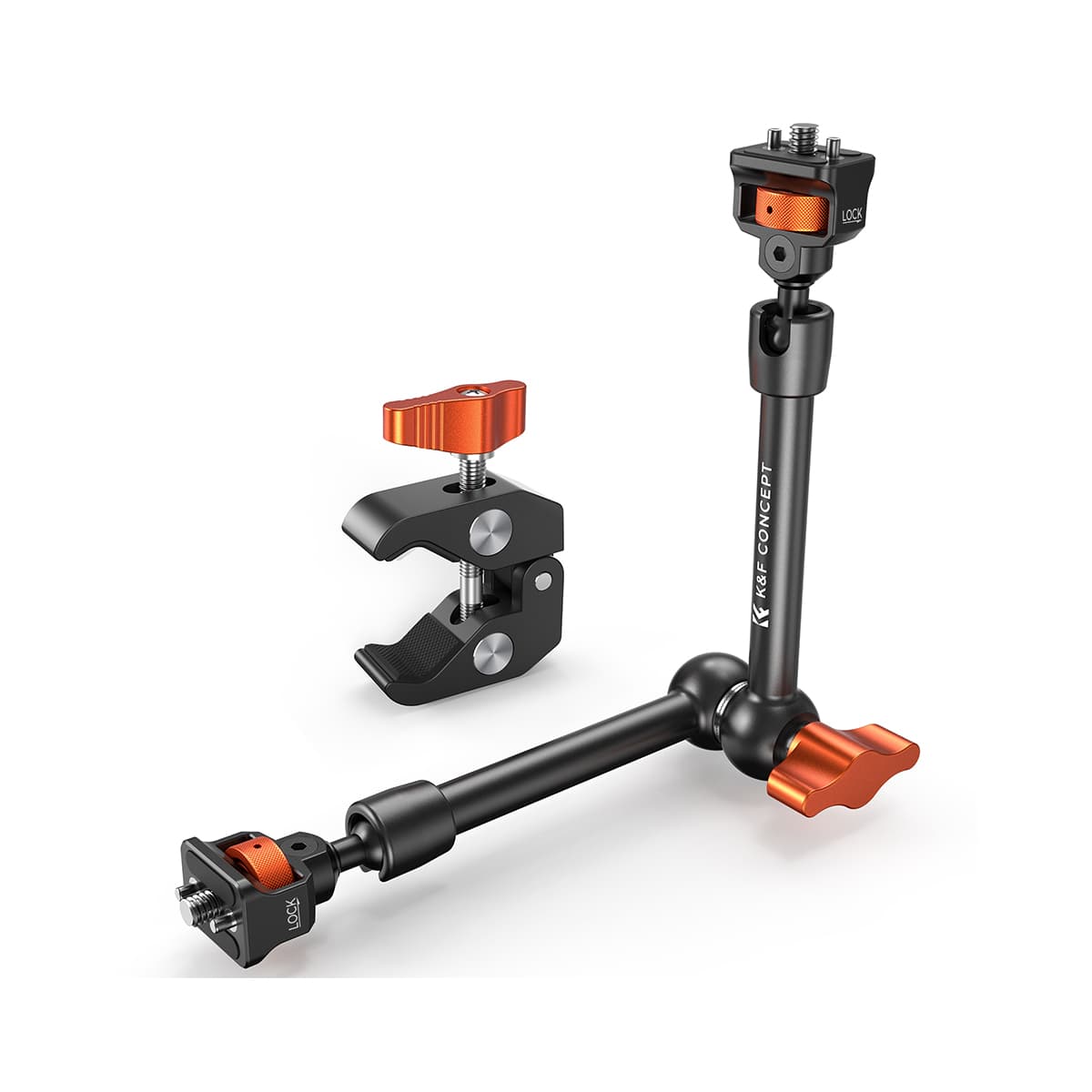 K&F Concept (KF31.132) 11 Inch Articulated Magic Arm and Magic Arm Clamp