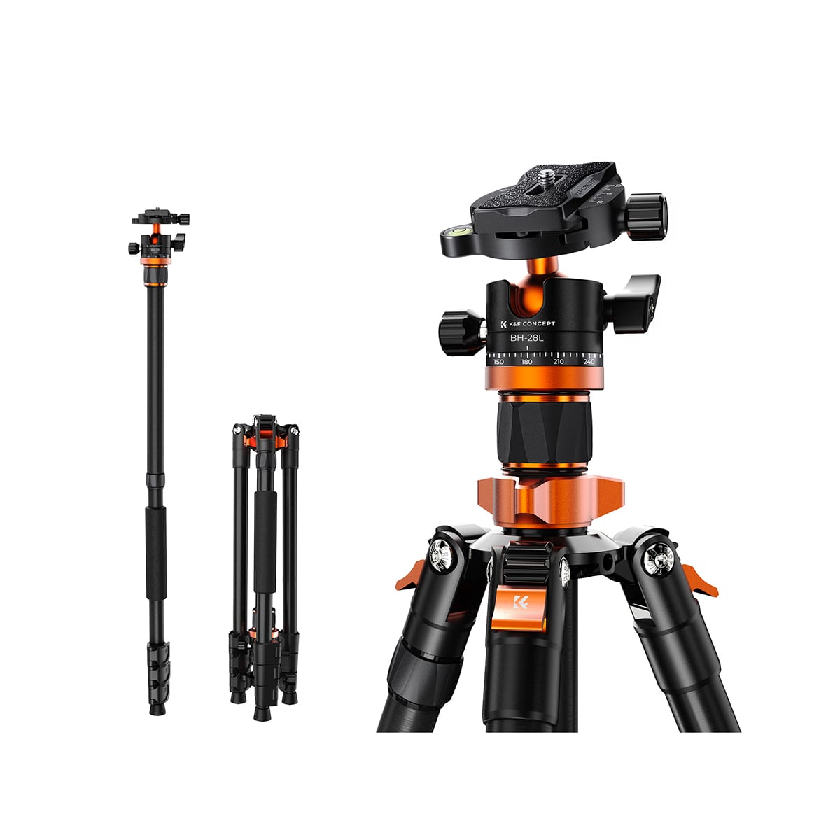 K&F Concept (KF09.089V1) Aluminum Tripod 1