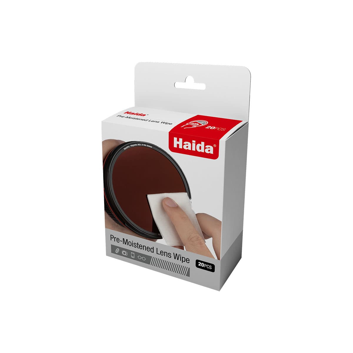 Haida Pre-Moistened Lens Wipe (20 pcs)