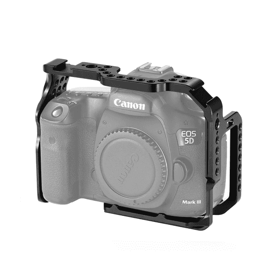 SmallRig (2271) Camera Cage for Canon 5D Mark III IV - Aluminum Build, Built-In NATO Rail